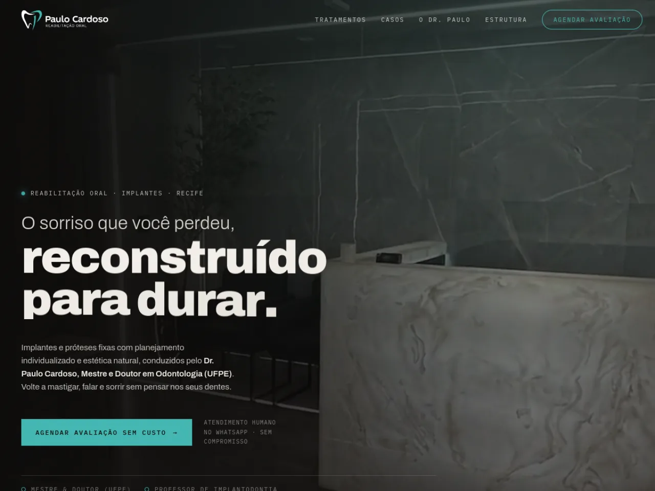 Site Paulo Cardoso — Reabilitação Oral